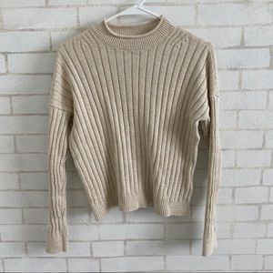 Abercrombie & Fitch Ribbed Mockneck Sweater